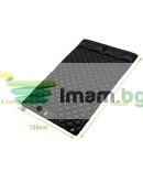 Двоен самонадуващ се матрак 120x190 см туристически с помпа и калъф